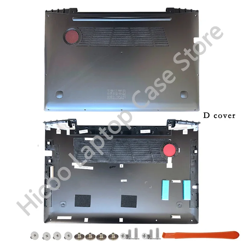 Imagem -05 - Acessórios para Laptop para Lenovo Lcd Tampa Traseira Moldura Frontal Palmrest Caixa Inferior sem Toque Am14r000400 Y50 Y5070 Y5080