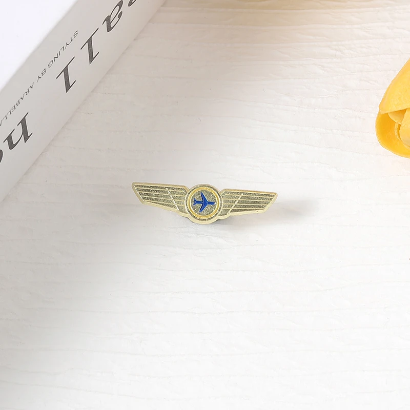 Classic Aviation Enamel Pins Custom Pilot Wings Brooches Clothes Bag Jewelry Decor Lapel Badge Gifts for CaptainFriends