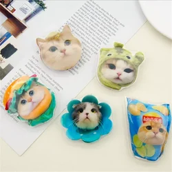 Lovely Cat Kitty Expandable Mobile Phone Holder Stand INS Korean Foldable Grip Tok Socket Finger Ring Bracket Accessories