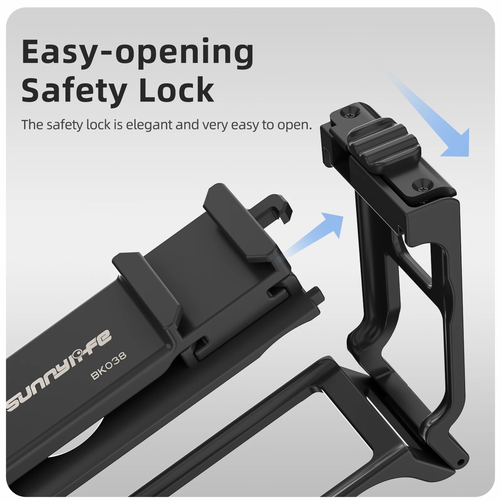 عمل كاميرا الشارع التصوير مقبض قبضة الإفراج السريع جبل/الإطار الواقي ل DJI Osmo Action 5 Pro/4/3 ملحقات الكاميرا #2