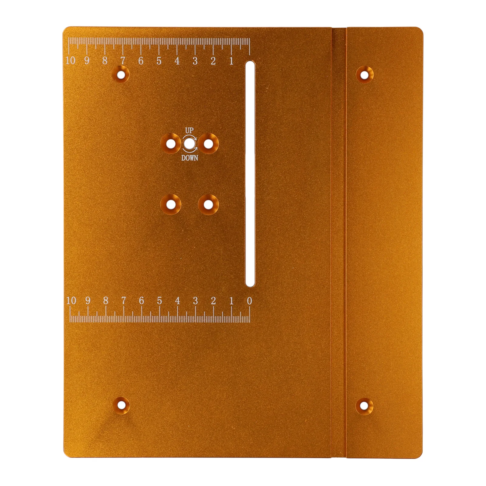 

CNC Engraving Plate Router Table Insert Plate Anodized Aluminum Material Clear Measurement Scale For T60 Router Tables