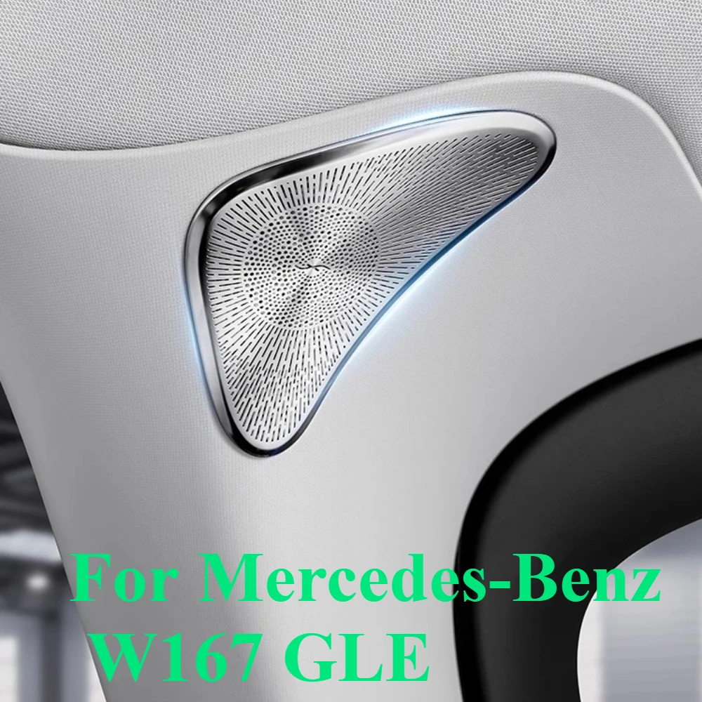 

For Mercedes-Benz W167 GLE350 GLE450 modified trunk speaker cover interior audio protection cover 2020+