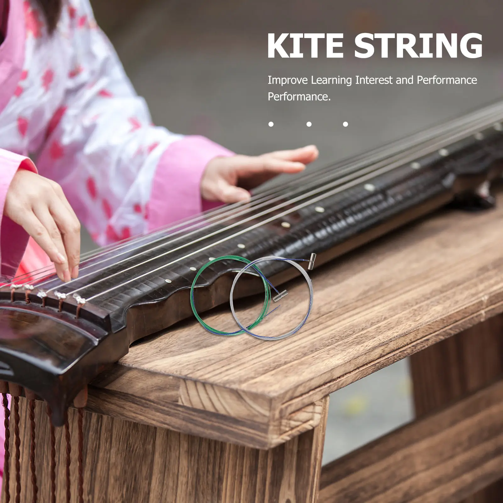 1Set Guzheng Strings for Sturdy Metal Replacement Wire Kit Easy Installation Pure Bright Sound Guzheng Spare Music Wire