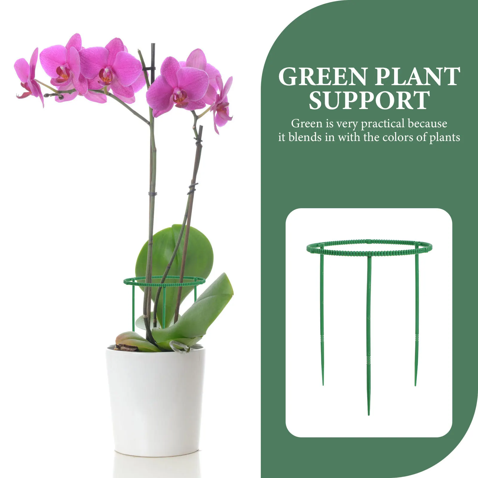 

16Sets Flower Plant Supports Plastic Climbing Racks Orchid Display Rack Garden Plant Stand Indoor Air Purifier Decoration