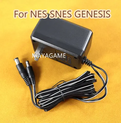 SNES 제네시스용 NES용 전원 공급 장치 충전기, US 플러그, AC 어댑터, 패키지 포함, 3 in 1 SNES 제네시스용 NES용 전원 공급 장치 충전기, US 플러그, AC 어댑터, 패키지 포함, 3 in 1