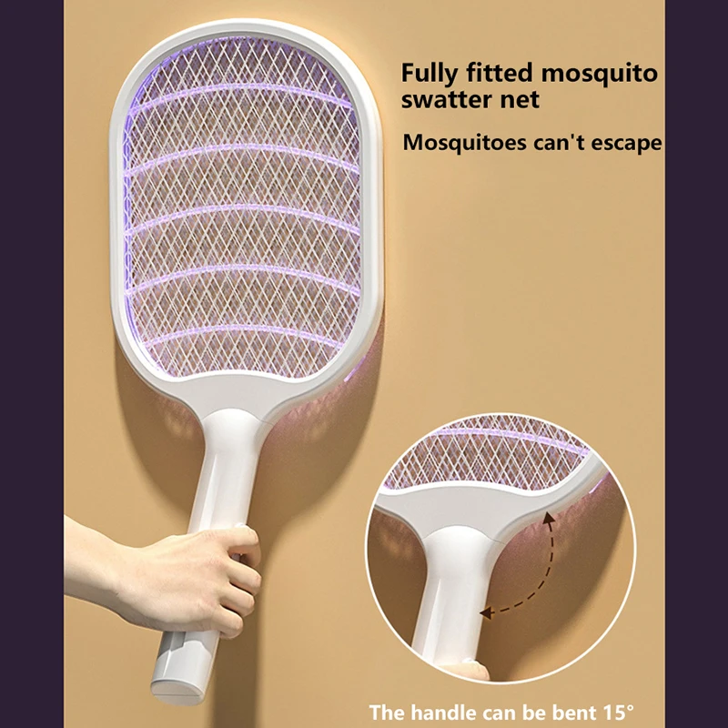 

Электрическая мухобойка от комаров 3000 В, 2-в-1, перезаряжаемая мухобойка, многофункциональная бытовая автоматическая мухобойка от комаров, новинка