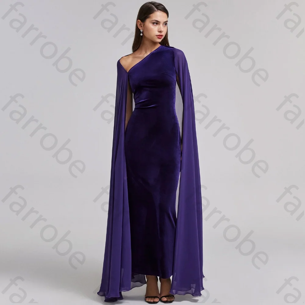 Customized Velvet Maxi Dress A-Line Evening Dresses Saudi Arab Prom Gown Formal Exquisite High Quality Party Gowns for Women