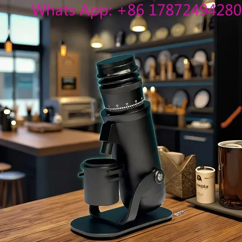 Professional Handheld Stainless Steel Blade Electric Coffee Grinder Single Dose Bean Grinder Home Automatic
