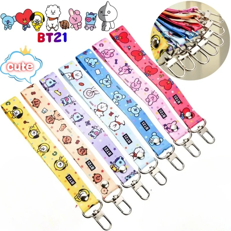 BT21 Koya Shooky Cooky Mang Handyband Kreatives Hochwertiges Anime-Cartoon-Design Niedliches Kurzes Anti-Verlust-Band für Paare