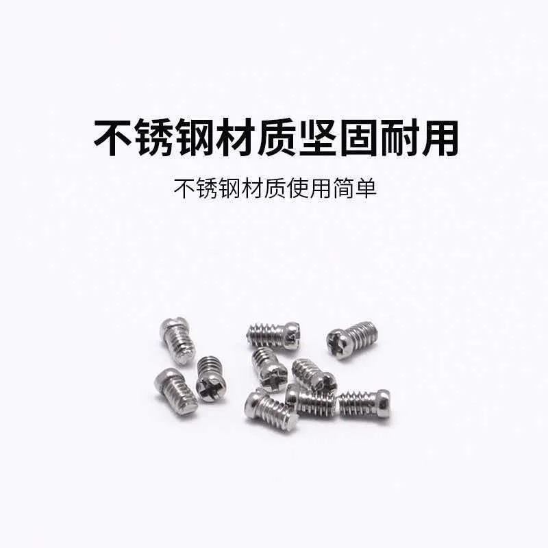Metal eyeglass frame repair small screw eyeglass frame stainless steel hinge small screw repair glasses universal screw