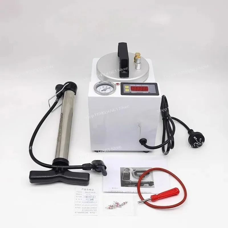 220V Dental Lab Automatic Polymerizer High Pressure Pot Portable Curing Machine for Dentures Acrylic Resin
