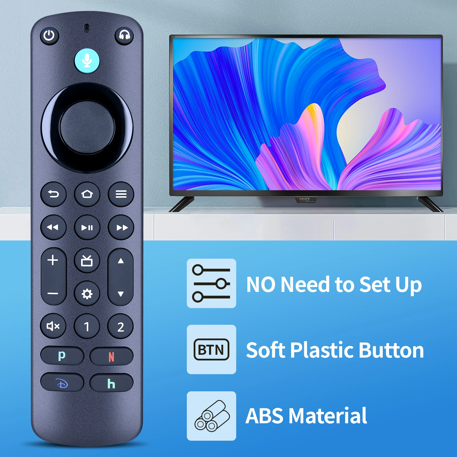 New Universal Voice Remote Control for Amazon Alexa Pro fire tv