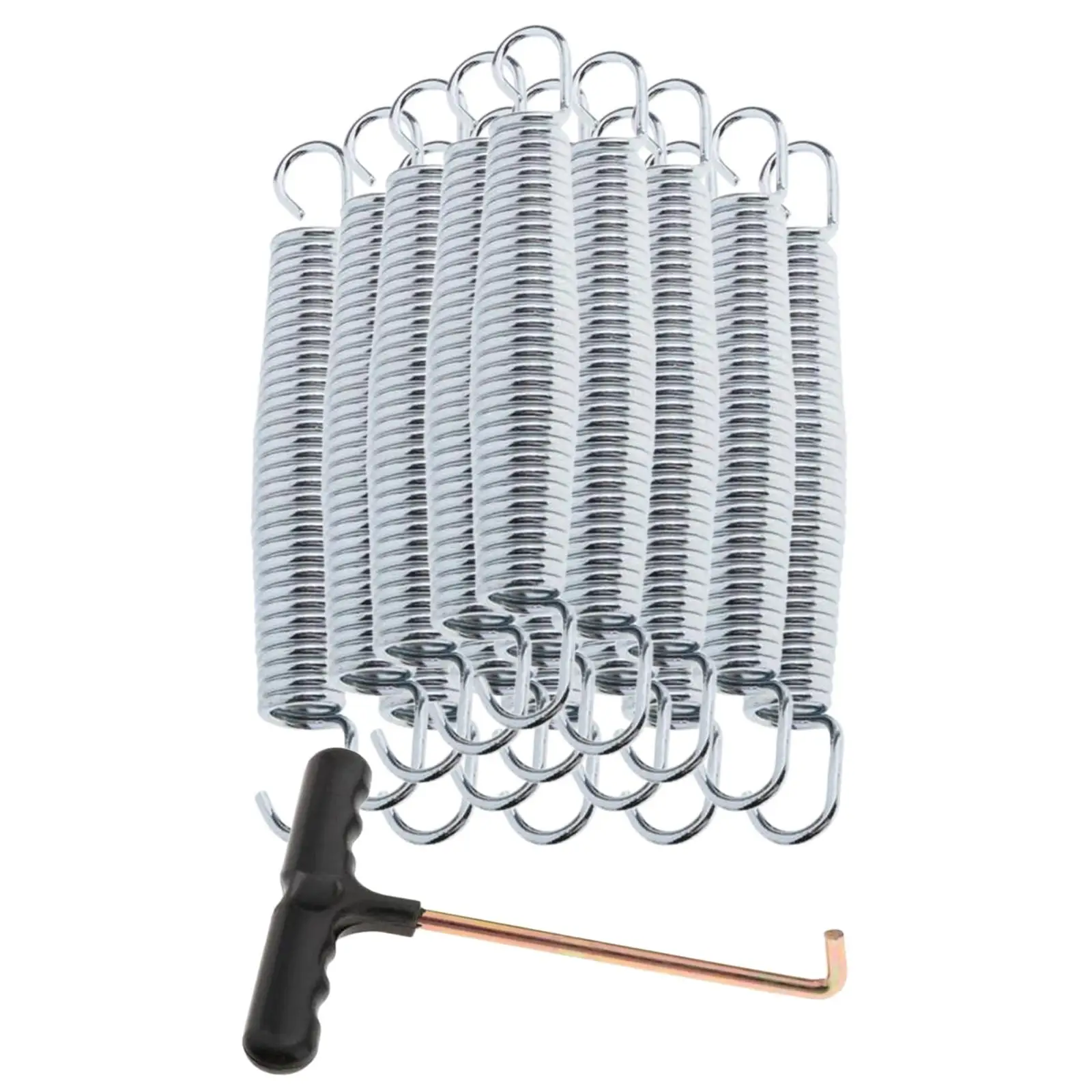15Pcs Trampoline Springs for Outdoor Replacement Heavy Duty Trampoline Parts