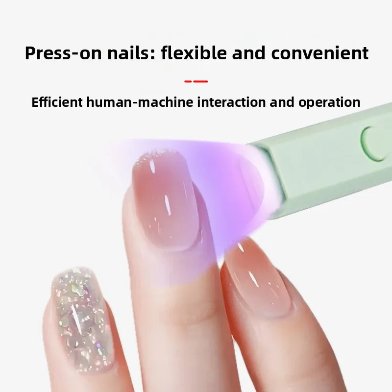 Handige draagbare nageldrogerlamp UV/LED-uitharding Alle gellak Nail Art Tool Oplaadbare sneldrogende nagellamp
