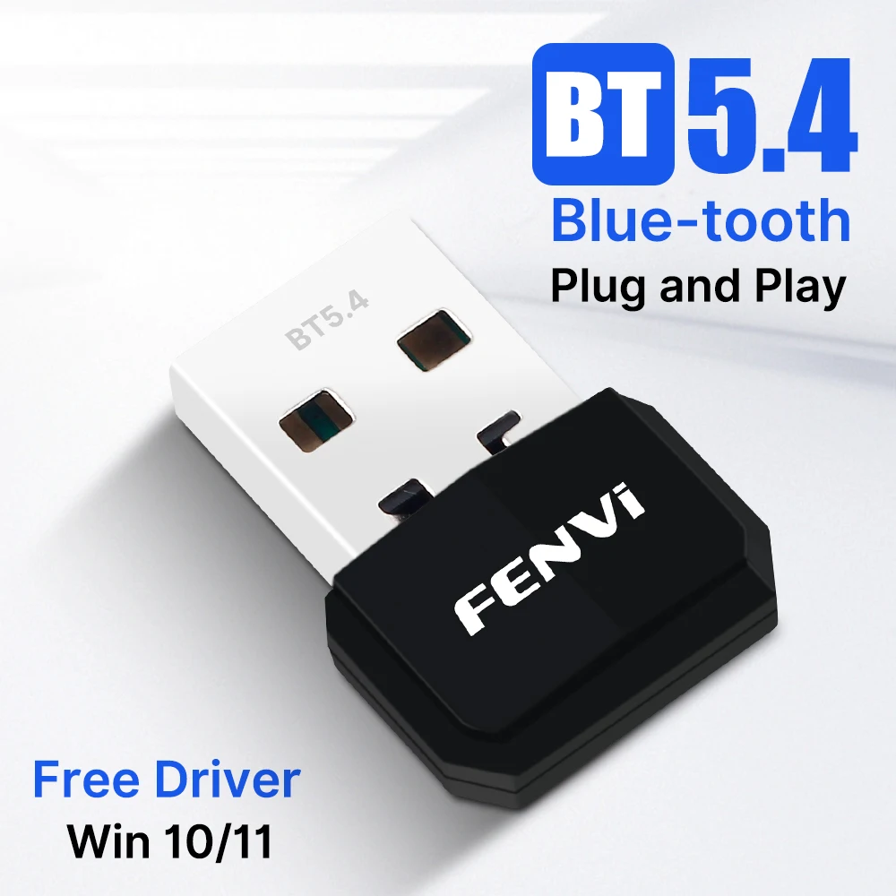 Bluetooth Adapter USB Bluetooth 5.4 for PC Dongle BT5.3 Wireless Mouse Keyborad Music Audio Receiver Transmitter For Win10/11