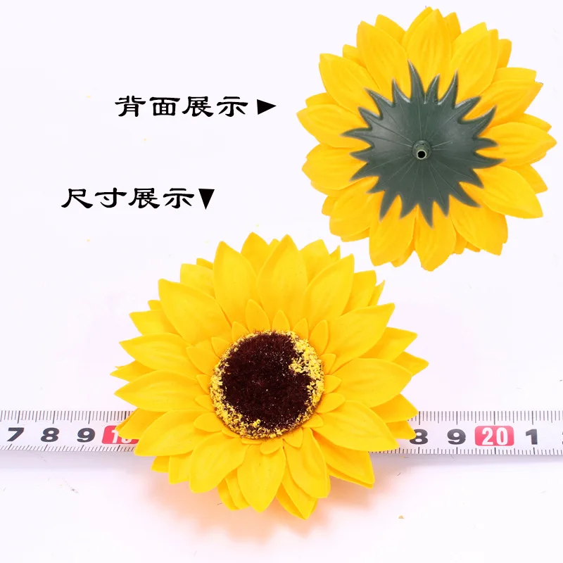 5PCS Eternal Flower Sunflower Flower Head Soap Flower Flower Shop Decoration Sun Flower Head Soap Gift Soap Shampoo