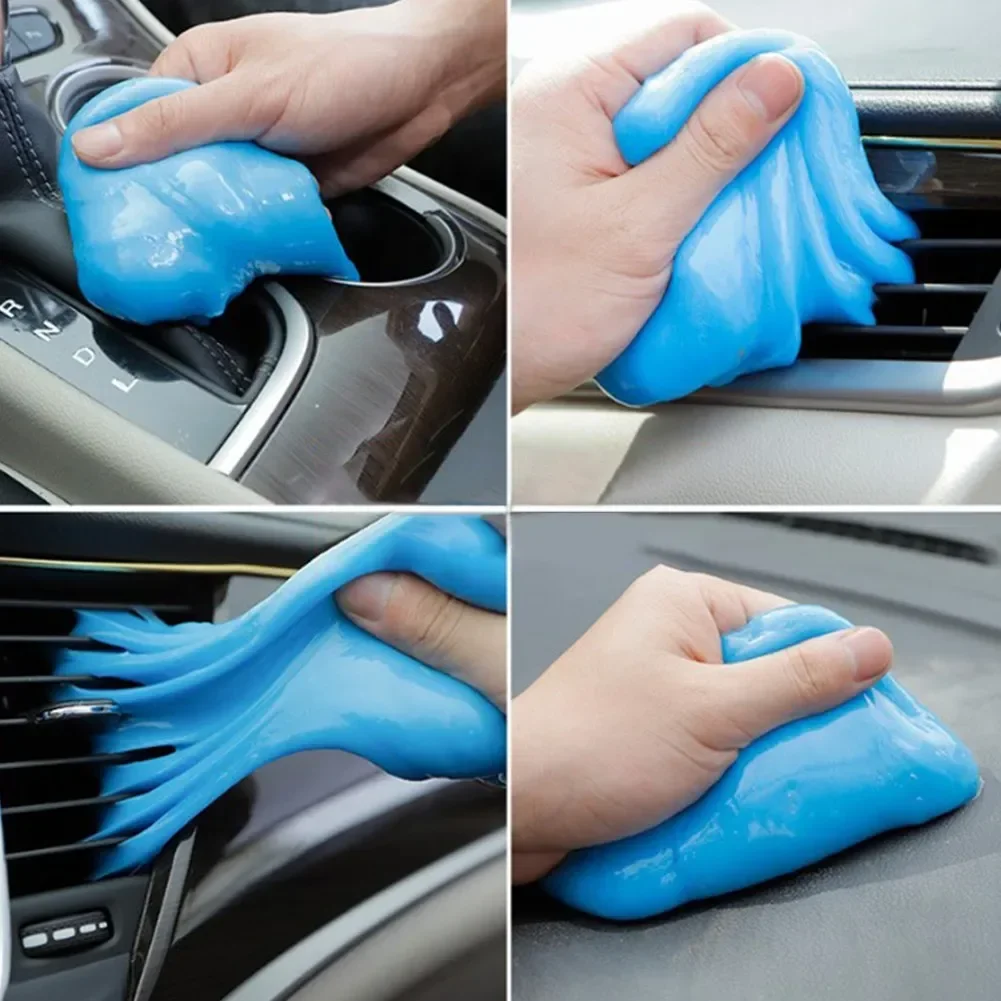 Car Cleaning Gel Slime Random Color Car Detail Tool Cleaning Gel Car Interior Putty Cleaner Keyboard Notebook Clean Reusable Gel