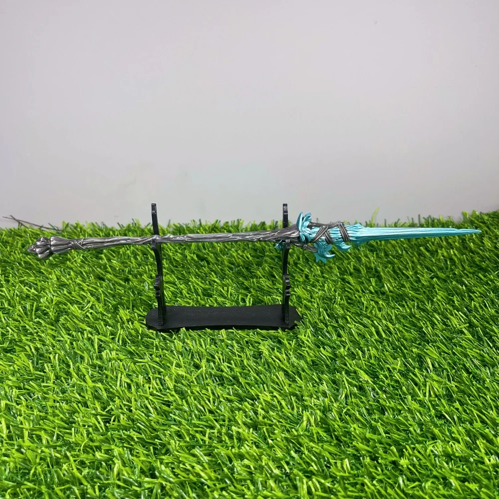 11inch Anime Elden Spear Katana Metal Sword Real Size Japanese Katana Spear Greatsword Ninja Knife Original Samurai Sabre Toy
