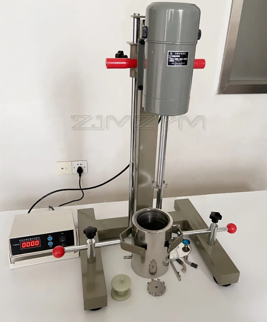 FS-400D High Speed Grinding Dispersion Machine Lab Digital Display Mixer Multi-Purpose Mixing Machine Disperser Mixer 8000rpm