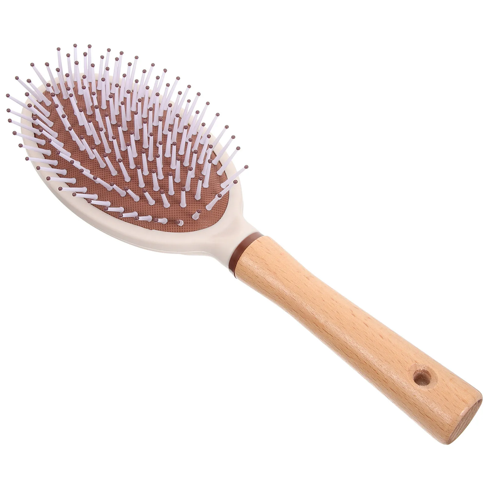 

Women Large Paddle Hair Brush Detangling Massaging Comb Plastic Wood Material Wet Dry Hair Styling Tool Massage Comb