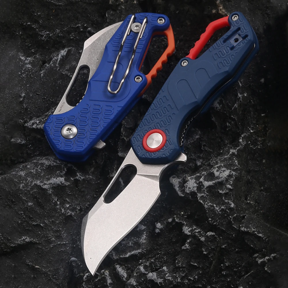 Imagem -02 - Canivete de com Clipe para Autodefesa Caça ao ar Livre Facas Táticas Edc Folding Camp Survival N690co Aço Inoxidável
