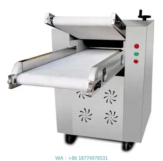 Stainless Steel 600kg/h Capacity for Small Fully Automatic Commercial Restaurant Dough Pressing Machine Motor Food Grade