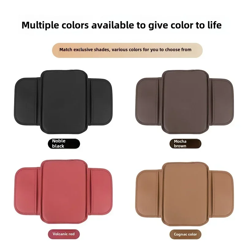 

Car hand guard storage multifunctional leather center console cover interior accessories For No Logo