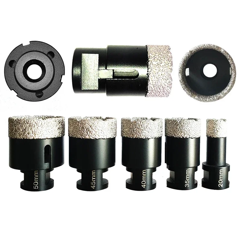 Dry Diamond Drilling Core Bits with M14 Thread Granite Marble Drill Bit Ceramic Tile Hole Saw Cutter Hardware for Porcelain Tile