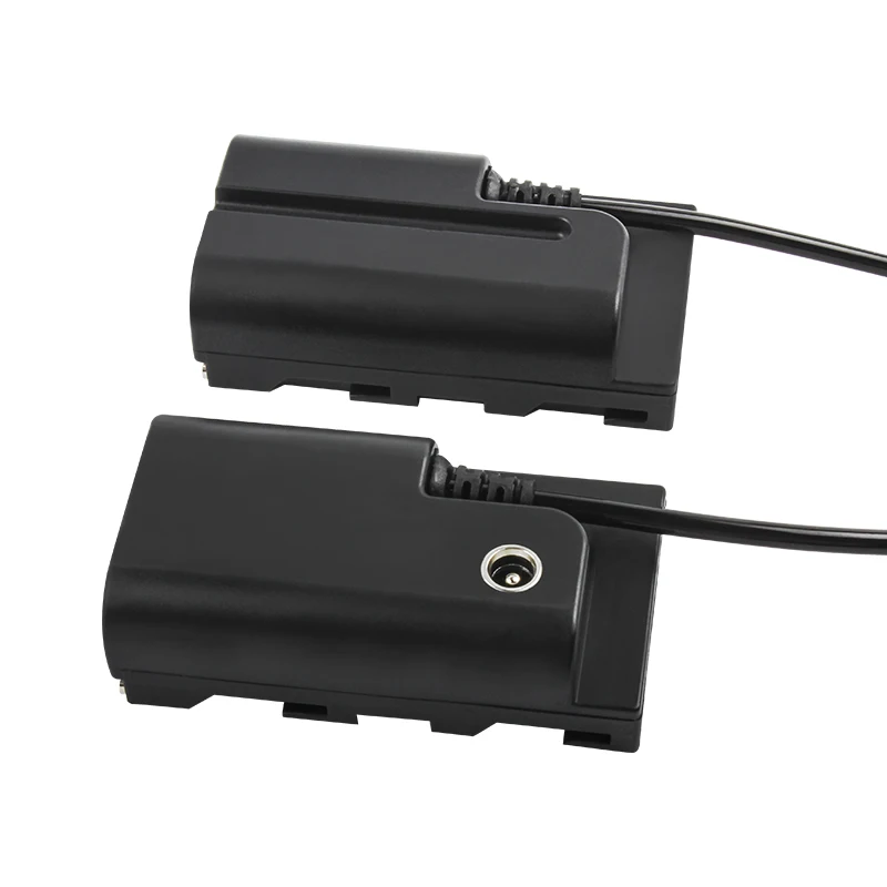 Cable adaptador de corriente NP F550 F570 NP F970 NP-F550, Conector de batería ficticia para cámaras Sony, resorte de D-TAP
