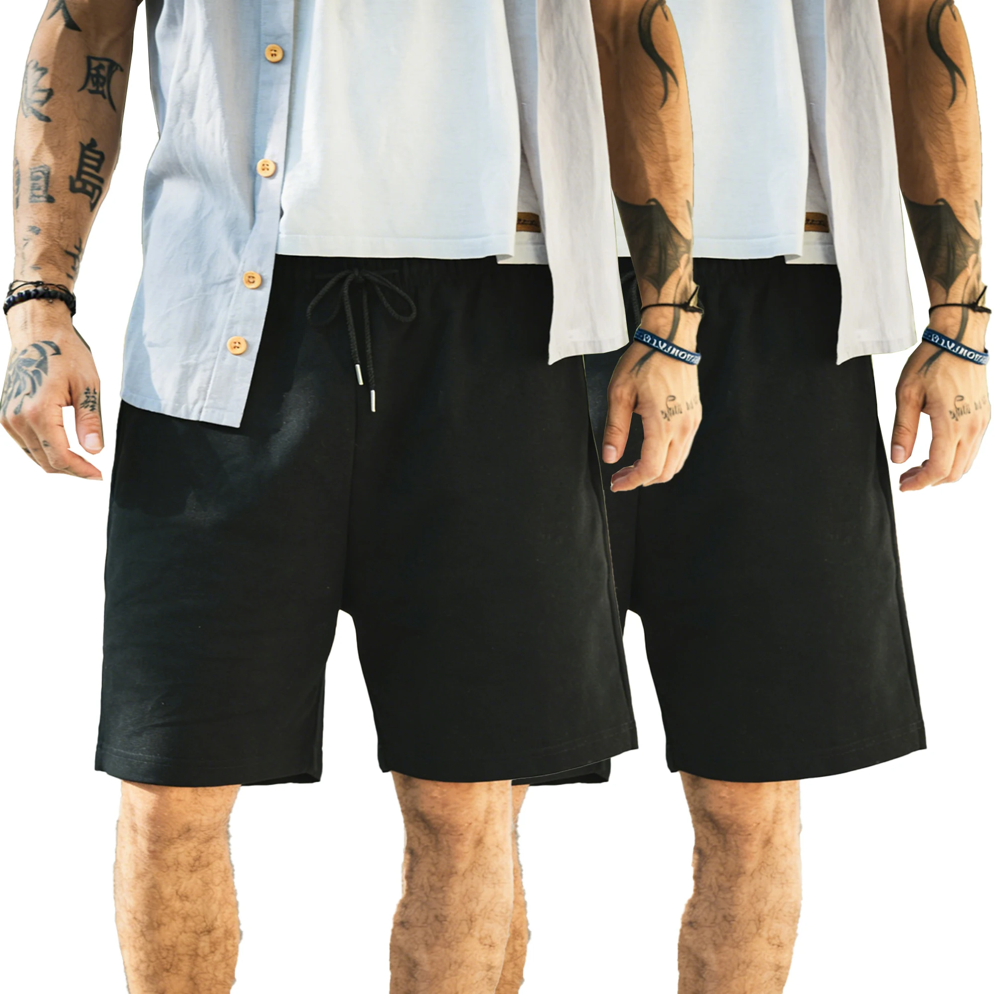 

Широкие брюки для отпуска, однотонные мужские уличные шорты, винтажные летние брюки в стиле хип-хоп, мягкие спортивные штаны с карманами, модная одежда унисекс