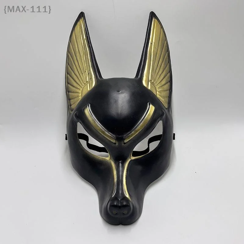 Party Show Prop Egyptian Wolf Head Helmet, Cosplay Face Mask, Halloween Fancy Dress Ball Toy, One Piece