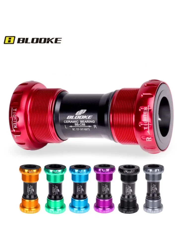 AliExpress NONE BLOOKE-Bicycle Bottom Bracket BBc68 Sealed Ceramics Bearing, Central Movement Axis Crankset, Hollowtech Crank Shaft