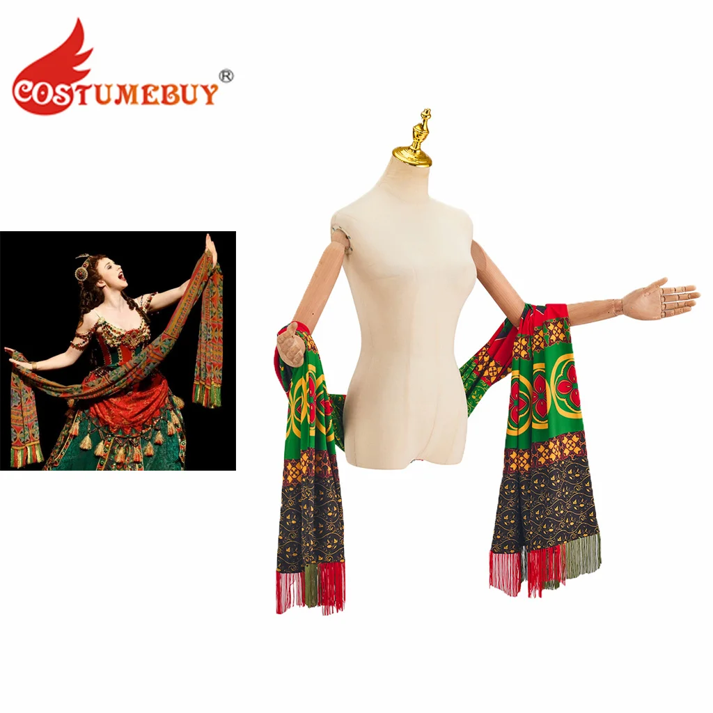 

Musical The Phantom Of The Opera Christine Daae Cosplay Shawl Stage Performance Dress Accessories for Halloween Christmas Party