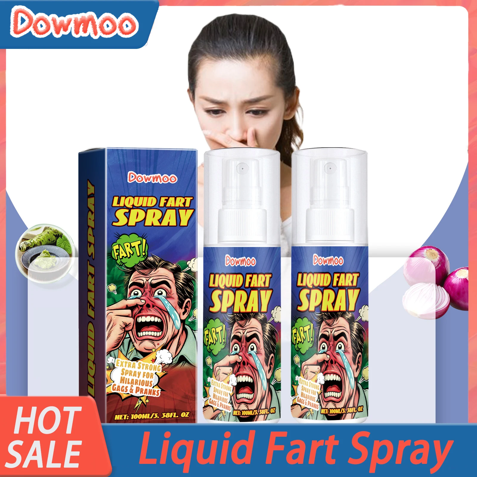 Spray líquido para pedos, aroma de caca falsa, bombas piquantes, broma de Gas peto, juguete para bromas, atmósfera, suministros para fiestas con pulverizador de pedos malolientes