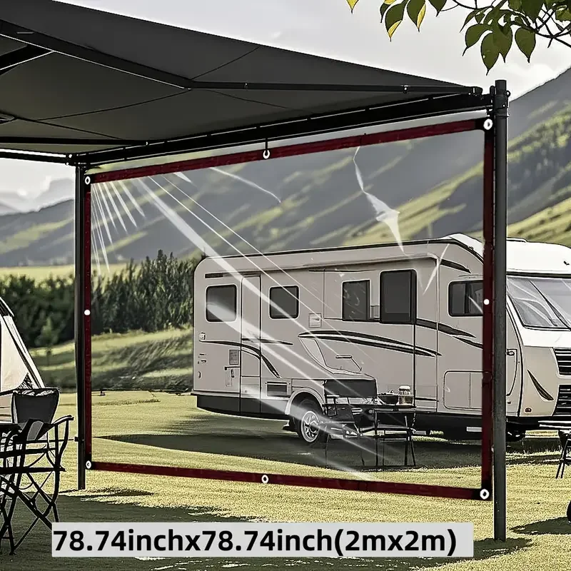 

Водонепроницаемый прозрачный брезент из ПВХ, легкий водонепроницаемый чехол для брезента, уличный плащ, палатка, оборудование для кемпинга