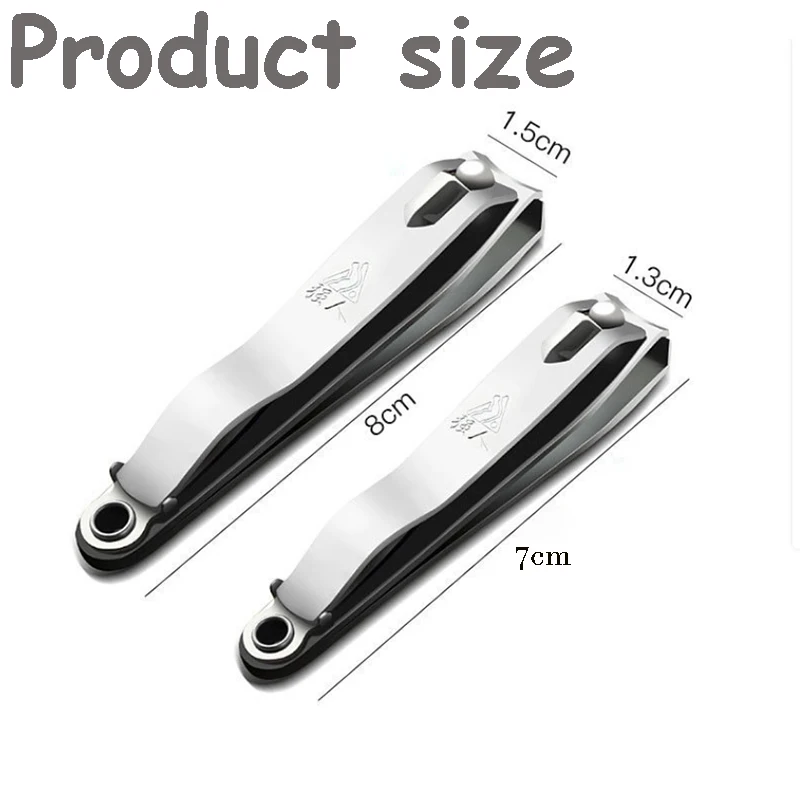 Nail Clipper, Premium Sharp Sturdy Stainless Steel Fingernail And Toenail Clipper Cutters, Perfect Nail Clippers For Men & Women view 2