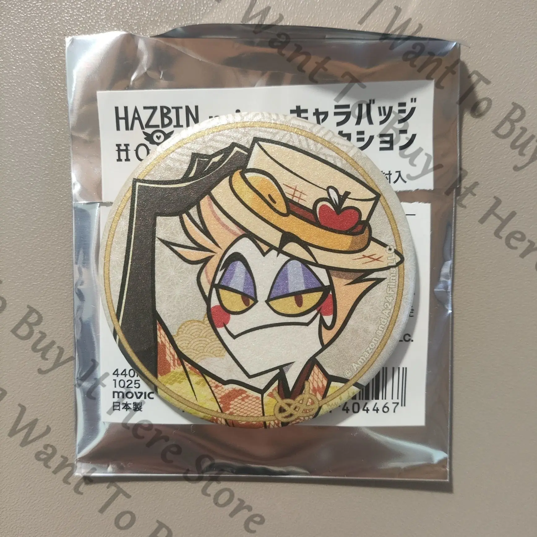 Genuine Anime Hazbin Hotel Charlie Vaggie Lucifer Morningstar Husk Cosplay Cartoon Badge Emblem Pendants Brooch Widget Fans Gift view 6