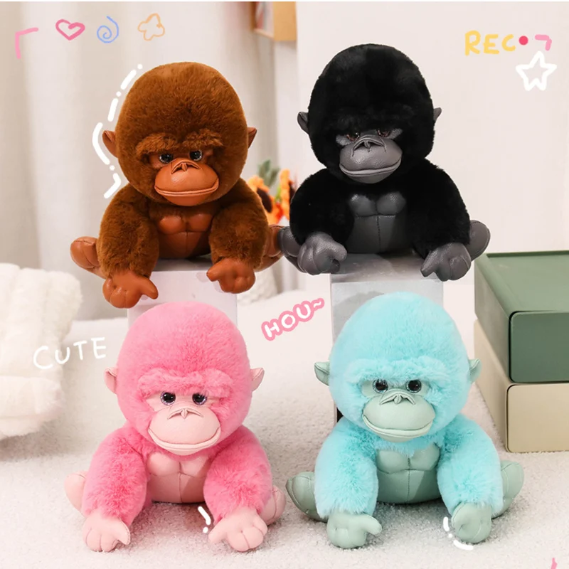 20/30cm simulação orangotango animais macaco macio sentado postura bonecas festa em casa lance travesseiro decoração meninas meninos presentes de aniversário