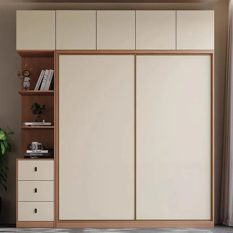 Clothes Storage Cabinet Aesthetic Wardrobe Clothing Cupboard Living Dresser Beds & Assembly Dressers Closet Furniture For Room