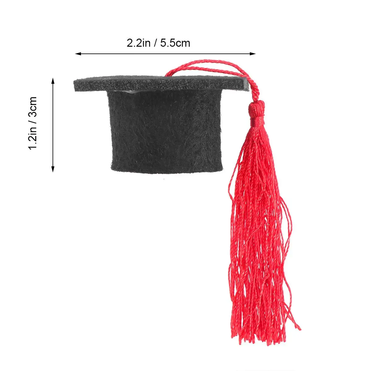 

Mini Doctorial Tassel Cap Bottle Tassel Cap Stoppers Gift Decoration Bright Color Tear Resistant Ideal Gift