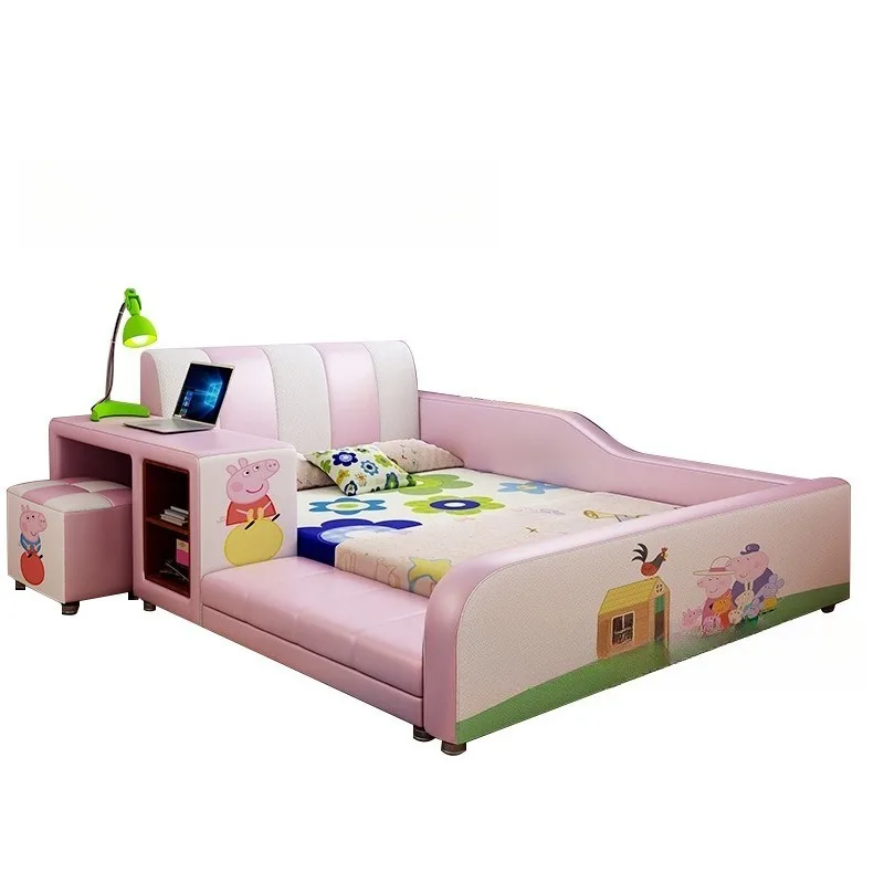 

Tatami, Boys and Girls Bed, Children's Bed with Bookshelf, Boys and Girls