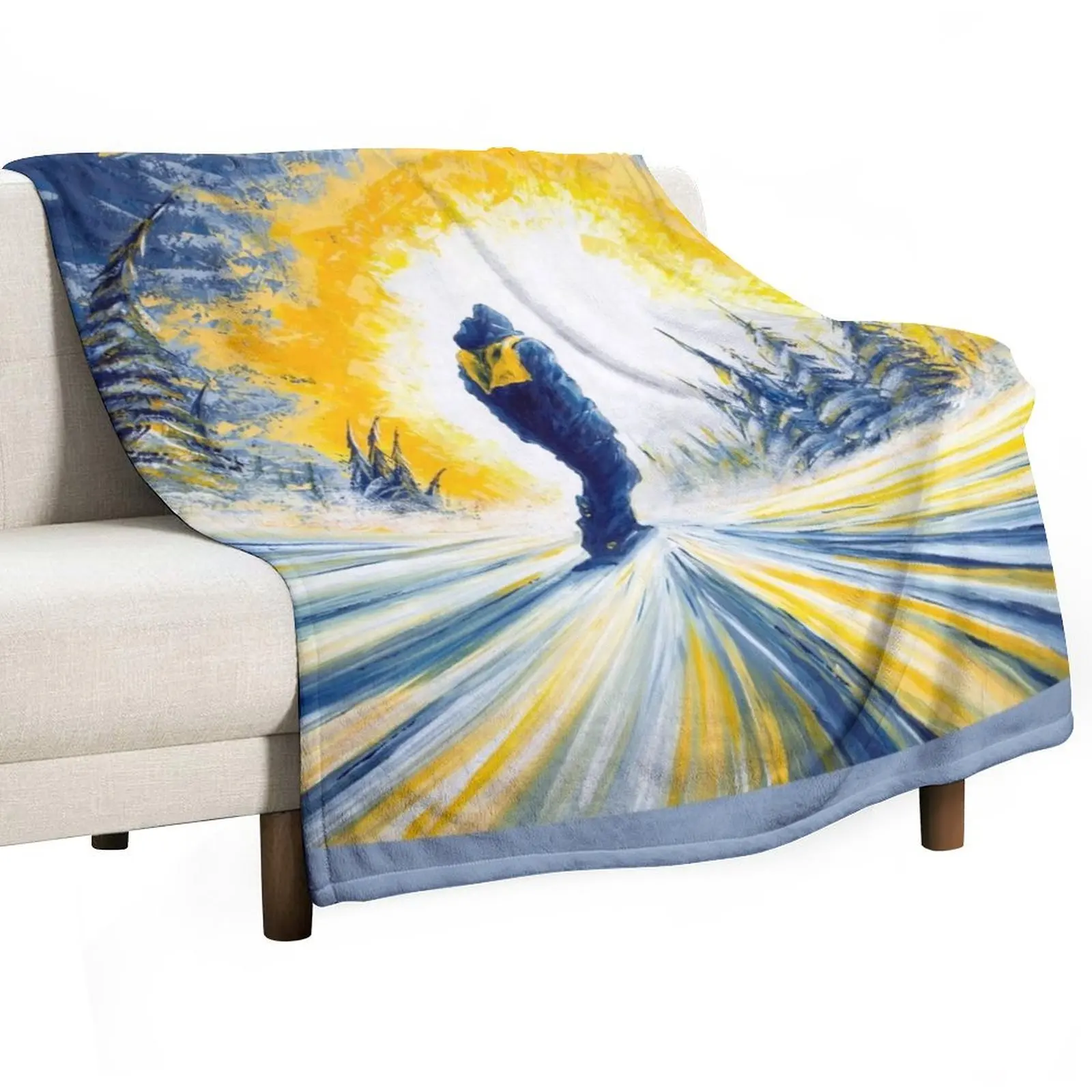 

Light Chaser Throw Blanket anime Blankets For Sofas Personalized Gift Softest Blankets