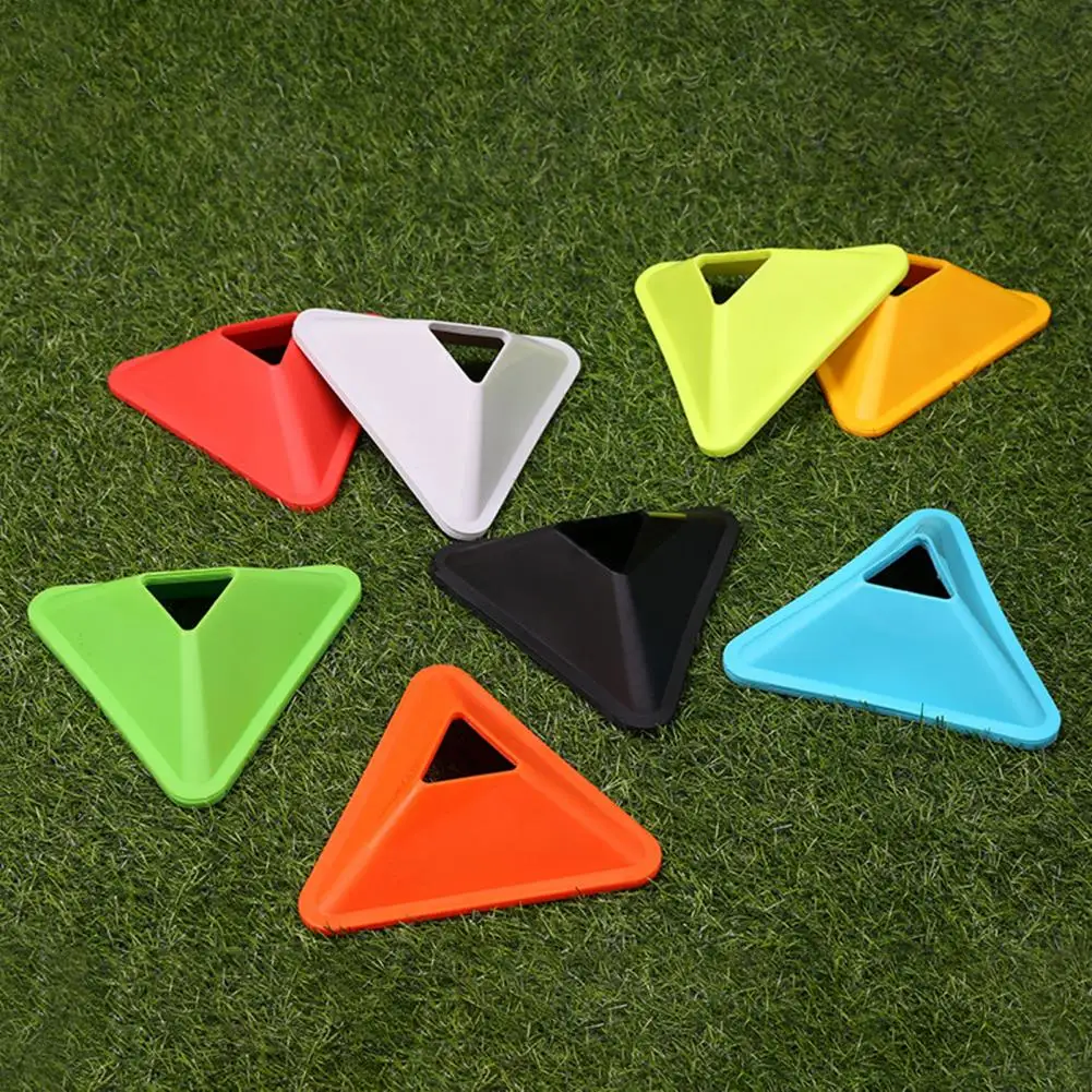 2 Pcs Plastic Skate Marker Cones Football Soccer Training Markers Roller Skating Roadblock Portable Cones Marker Discs with Hole