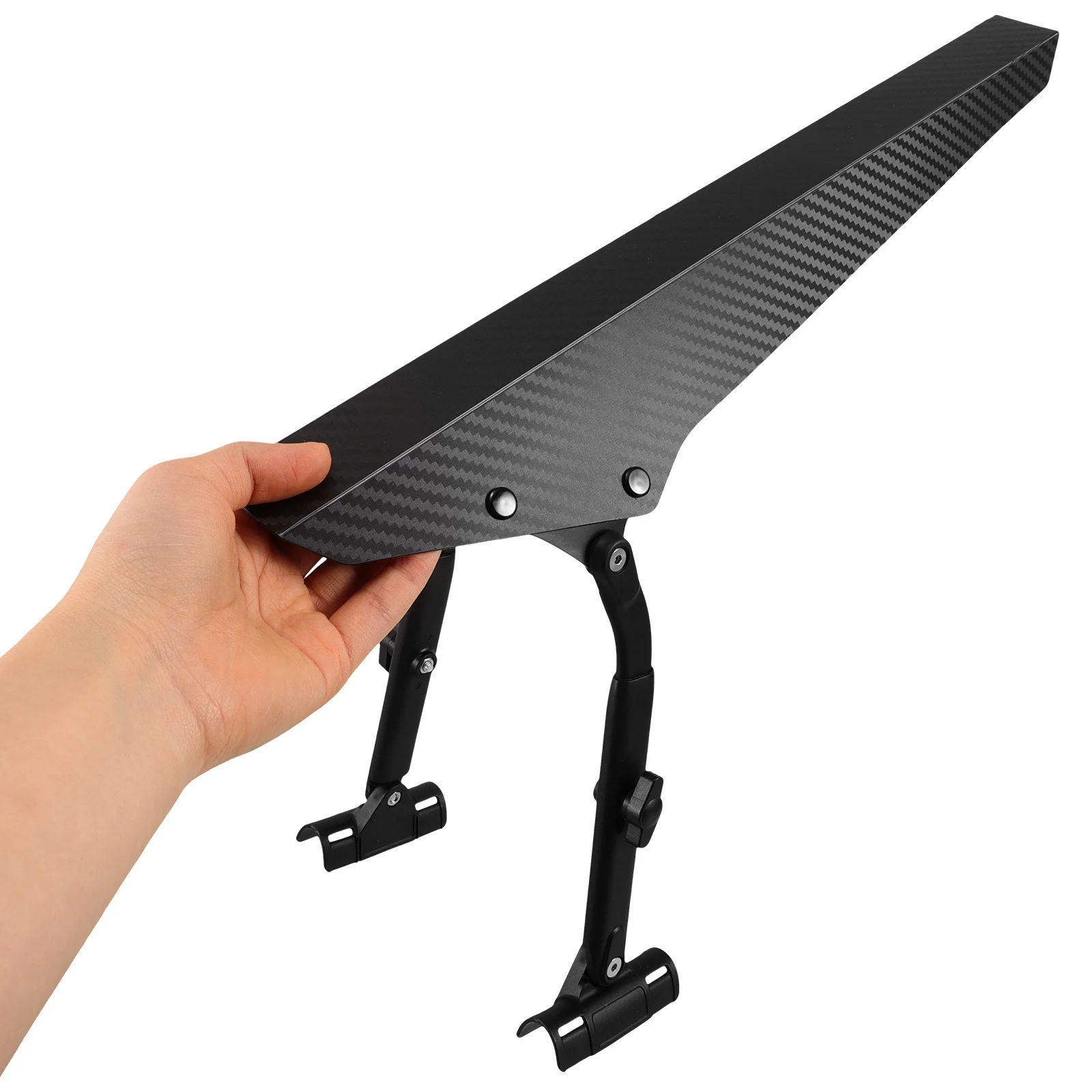 واقي طين للدراجة الخلفية قابل للتعديل عالميًا وخفيف الوزن وقابل للطي وتغطية كاملة لحماية الطين على الطرق الجبلية