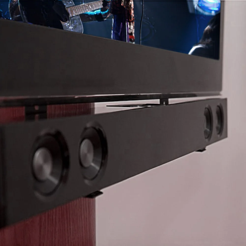 Universal Soundbar TV Mount Sound Bar Mounting Bracket Weight Capacity 22lbs