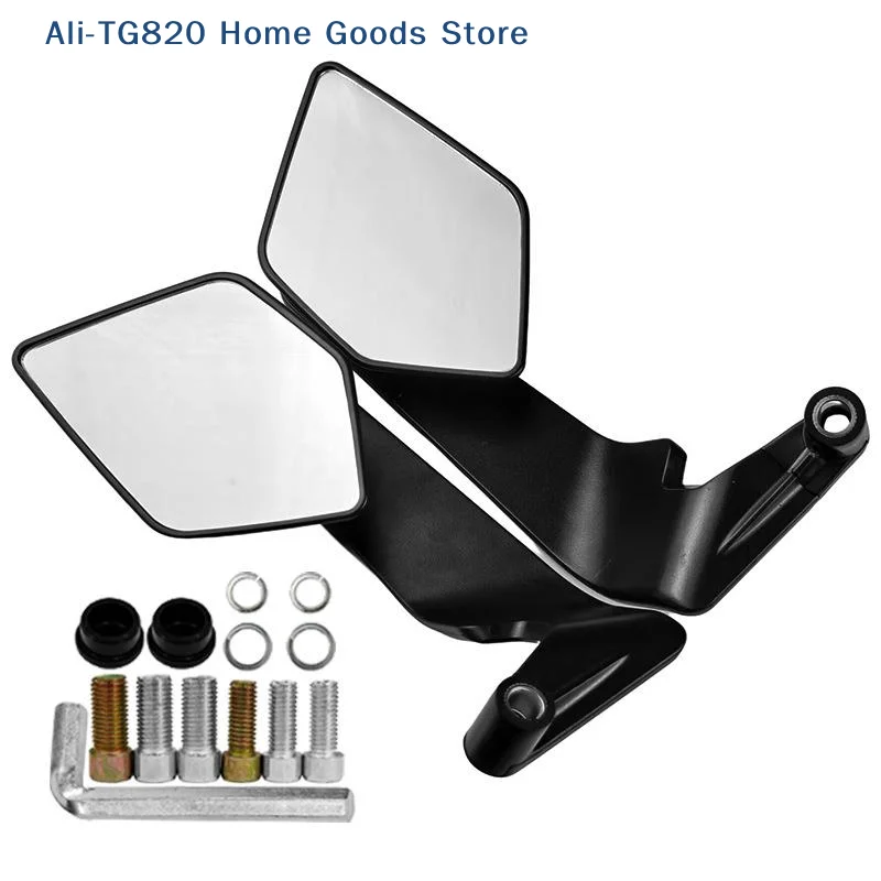 [TG820]1 Set Motorcycle Rearview Mirror Adjustable Rotating Side View Mirrors For  790 890 125 MT03 MT07 MT25 MT09/ MT09 MT10 SP