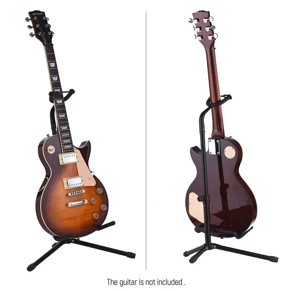 Guitar Floor Stand Folding Single Vertical Stand Metal Convenient Stand Guitar Instrument Tripod Accessories Guitar Storage I9k8