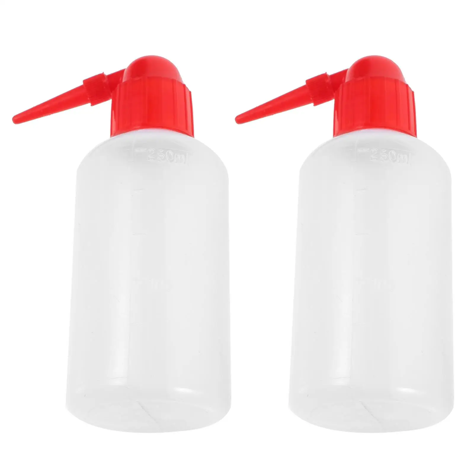 

2Pcs Laboratory Portable Plastic Wash Bottle Narrow Mouth Scale Pointed Washing Bottle for Liquid Measuring Storing