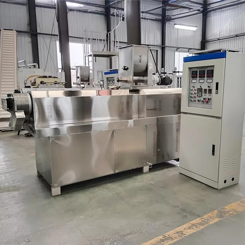 جديد كامل التلقائي متعدد الوظائف 304 الفولاذ المقاوم للصدأ شاشة تعمل باللمس التحكم آلة صنع أغذية الحيوانات الأليفة خط #3