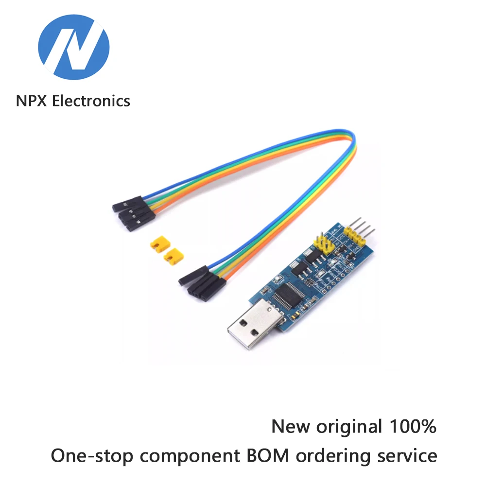 

USB to TTL serial board with 5V/3.3V/1.8V voltage levels. Download and burn line. FT232RL serial module.